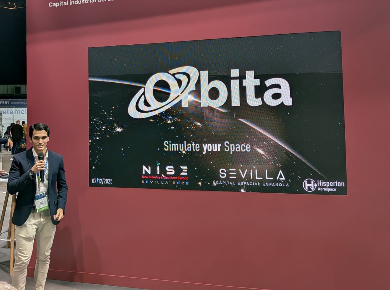 Hisperion's CEO showcasing Orbita.